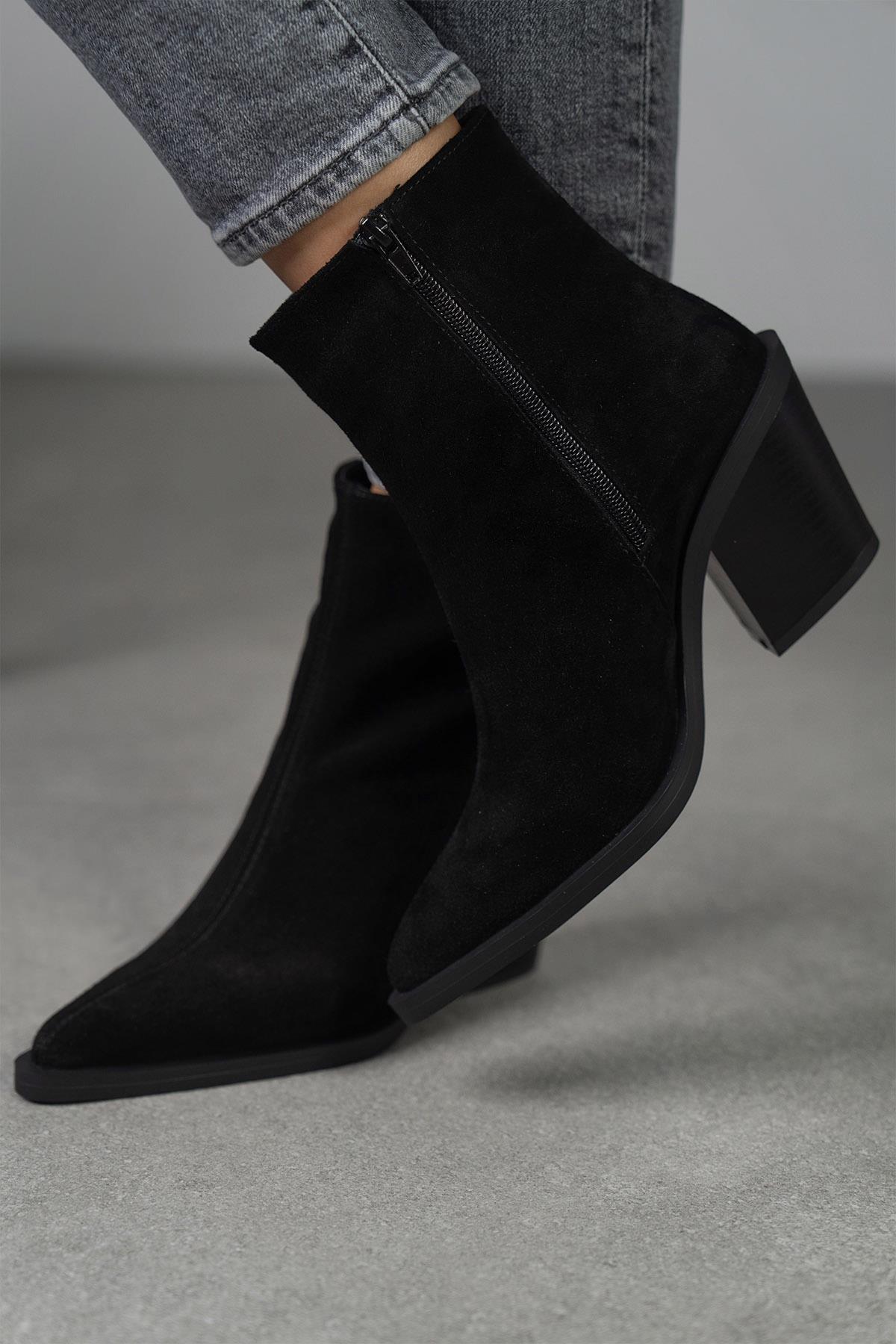 LAST SİYAH SÜET BOT SİYAH SÜET