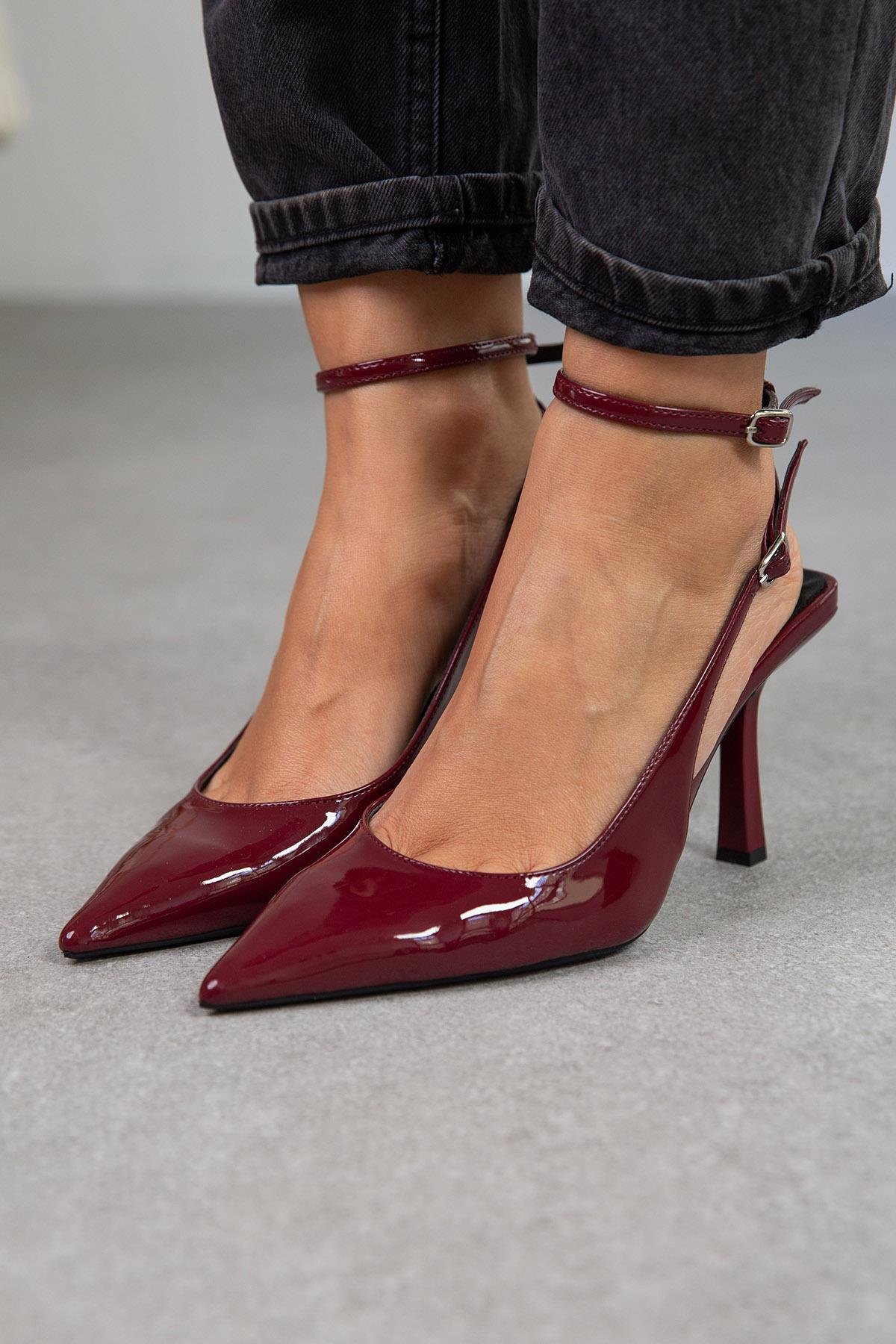 LENA BORDO RUGAN AYAKKABI bordo