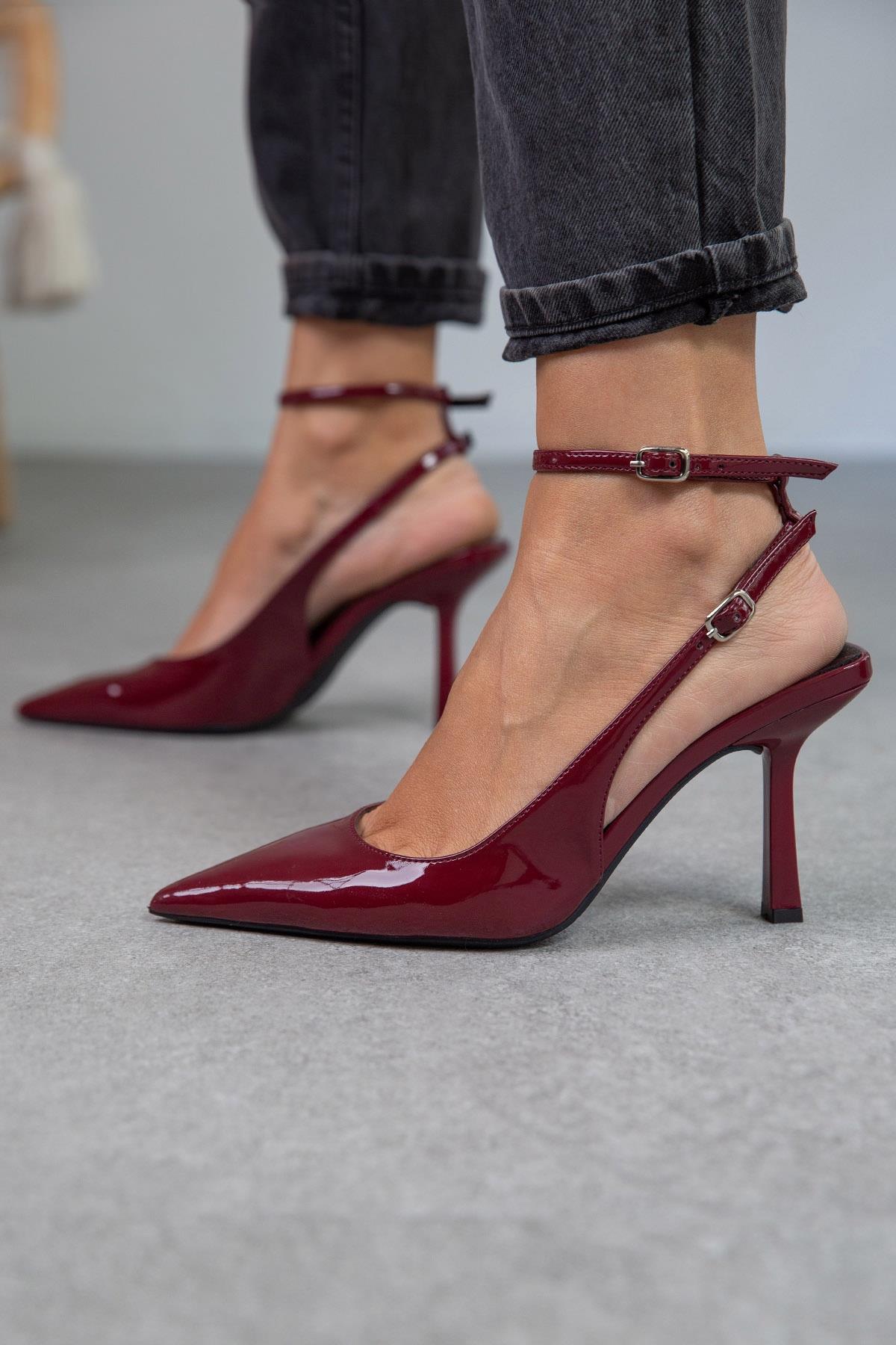 LENA BORDO RUGAN AYAKKABI bordo