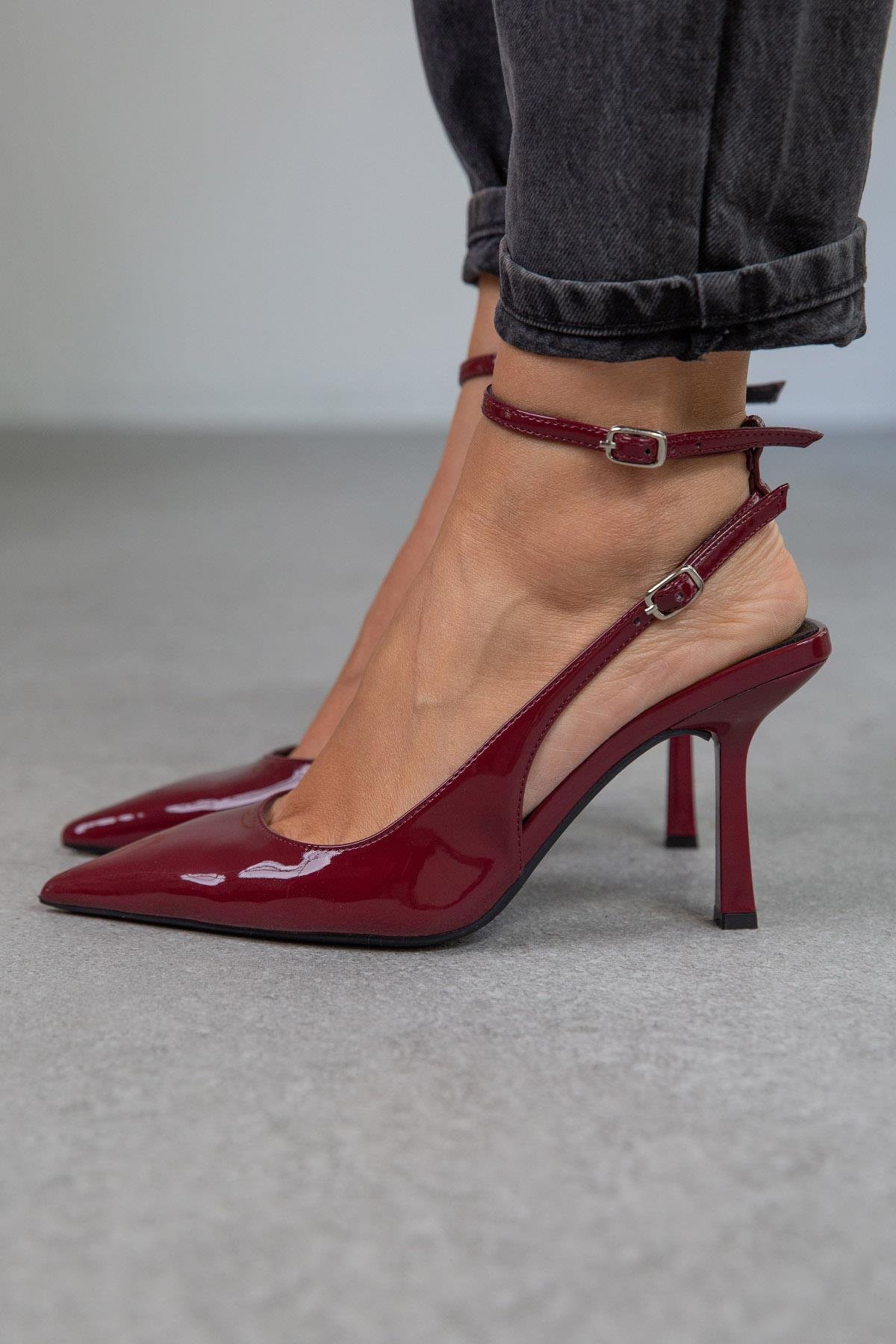 LENA BORDO RUGAN AYAKKABI bordo