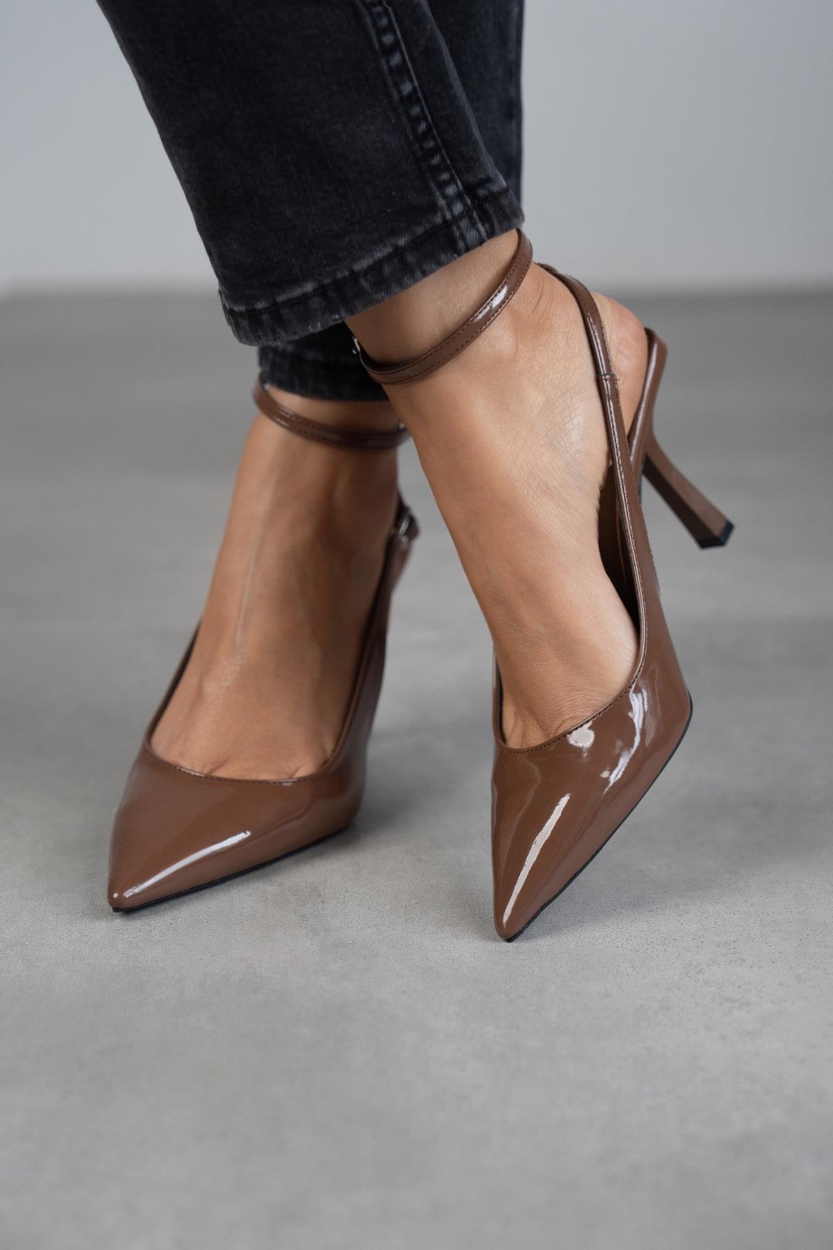 LENA ÇİKOLATA RUGAN AYAKKABI ÇİKOLATA RUGAN