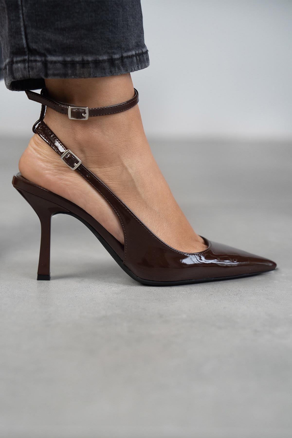 LENA KAHVE RUGAN AYAKKABI KAHVE