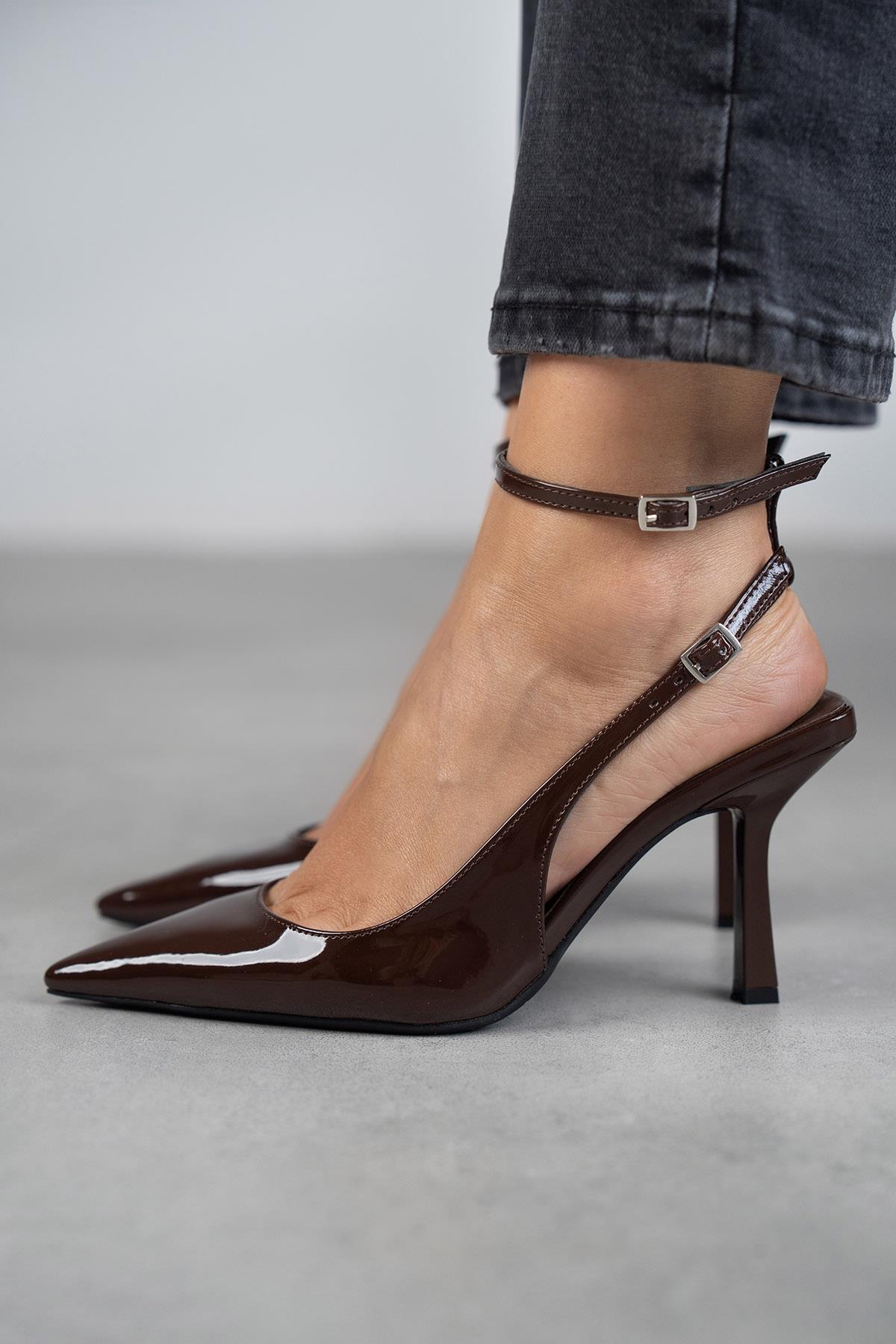 LENA KAHVE RUGAN AYAKKABI KAHVE