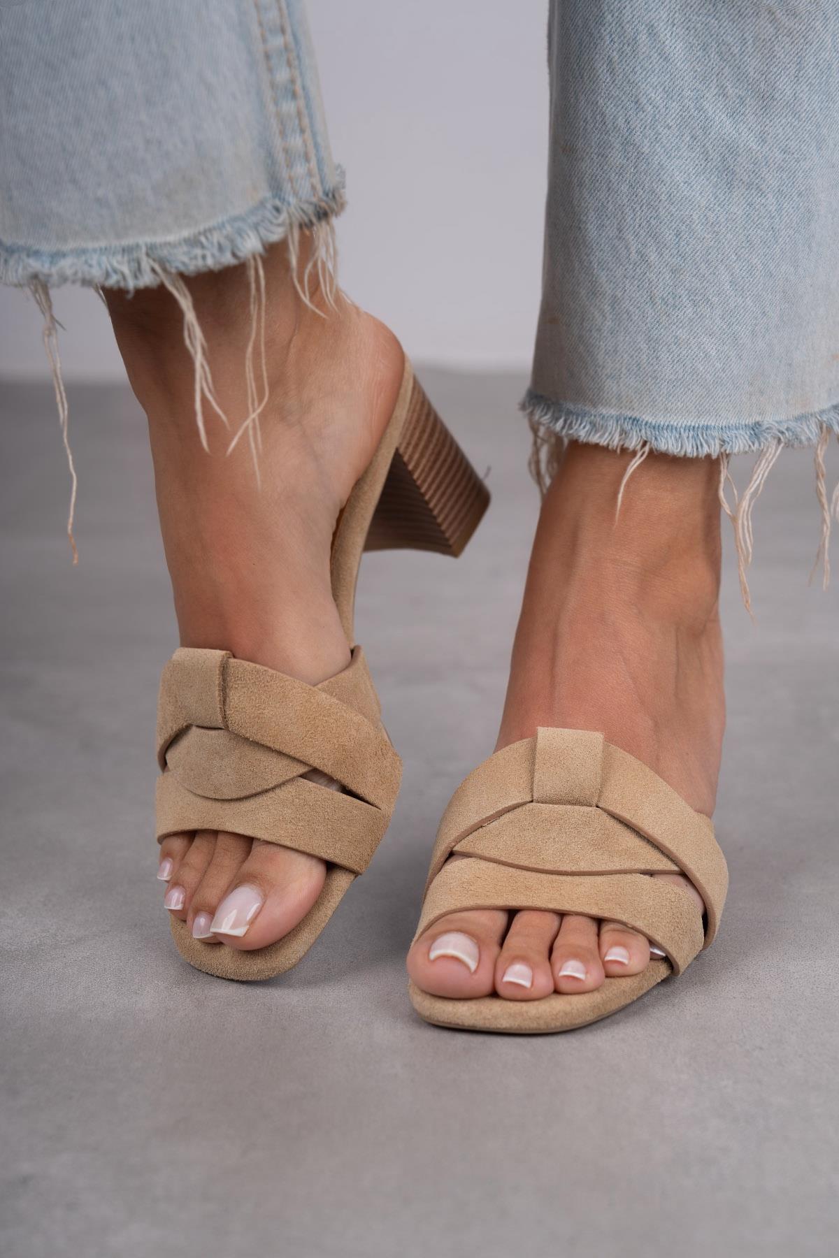 LİNDA BEJ SÜET TERLİK BEJ SÜET