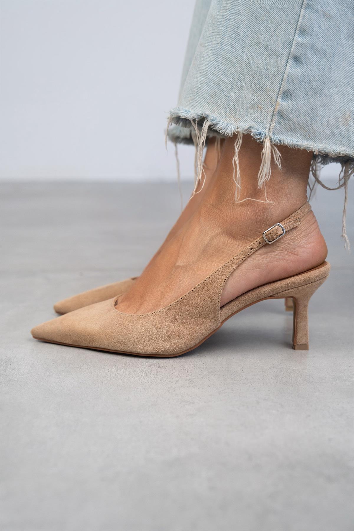 LOVE BEJ SÜET AYAKKABI BEJ SÜET