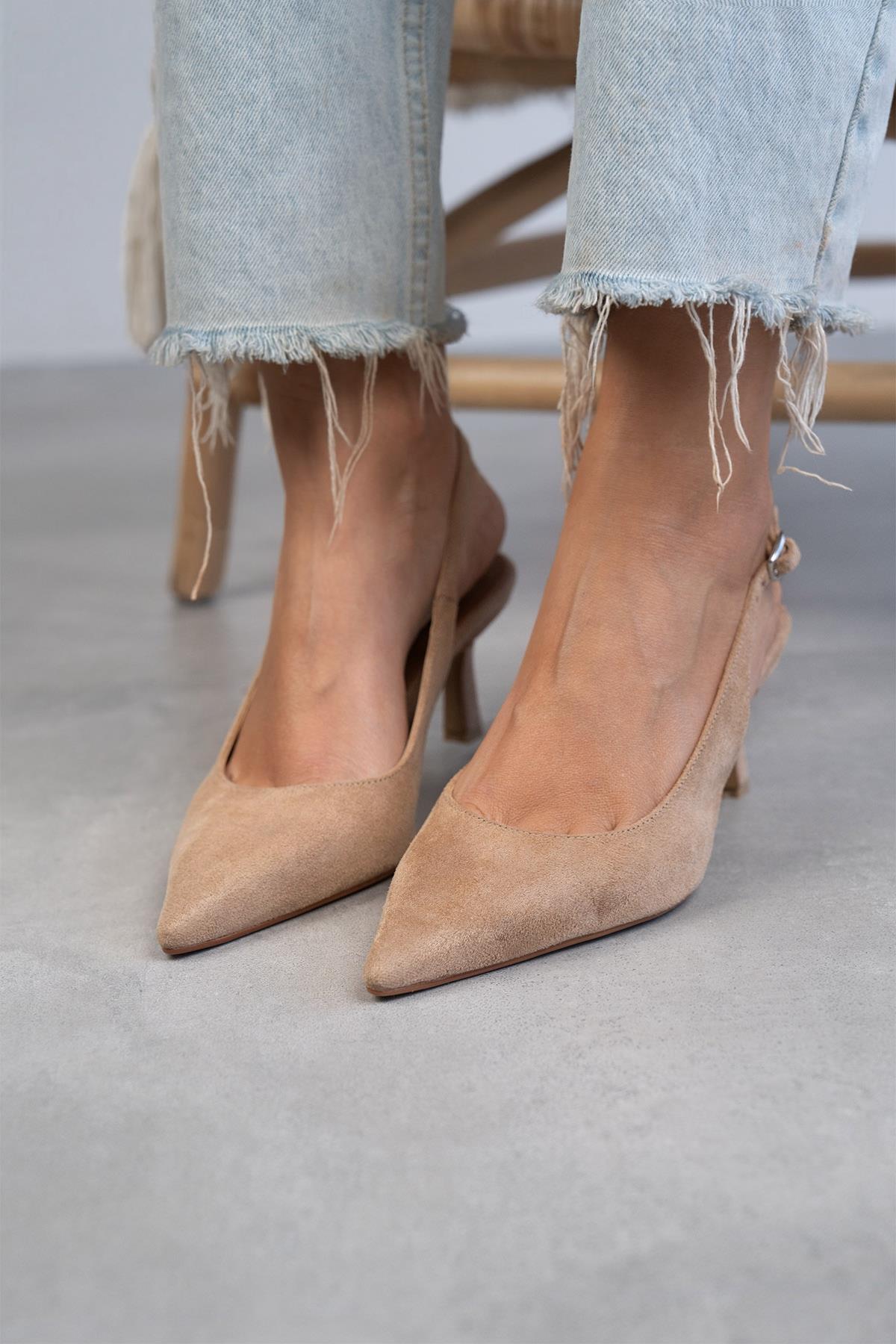 LOVE BEJ SÜET AYAKKABI BEJ SÜET