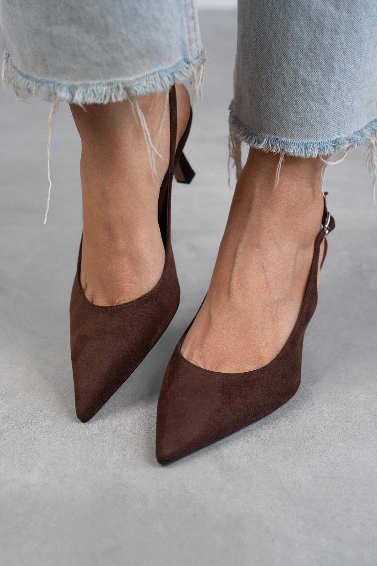 LOVE KOYU KAHVE SÜET AYAKKABI KAHVE