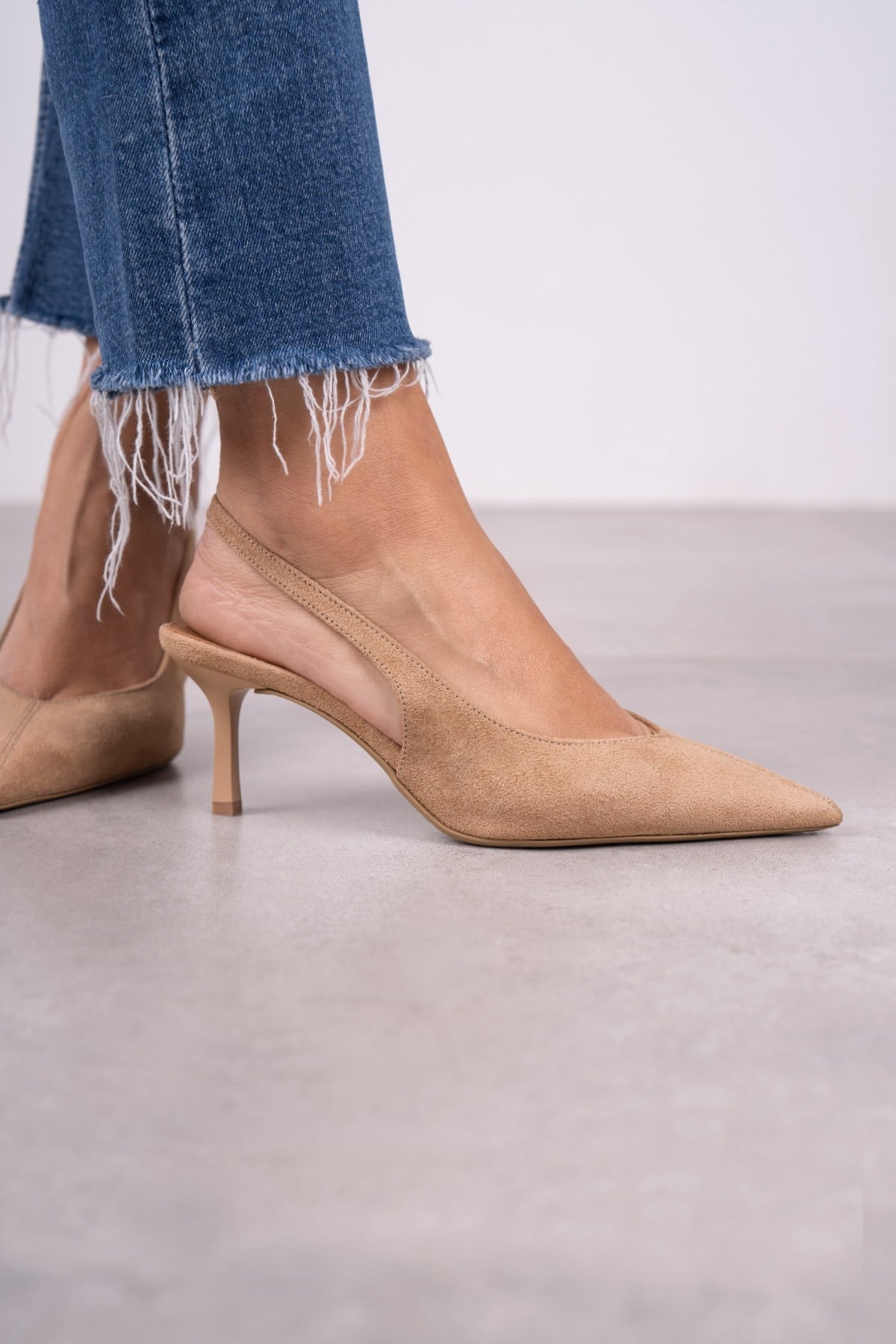 MARY BEJ SÜET AYAKKABI BEJ SÜET