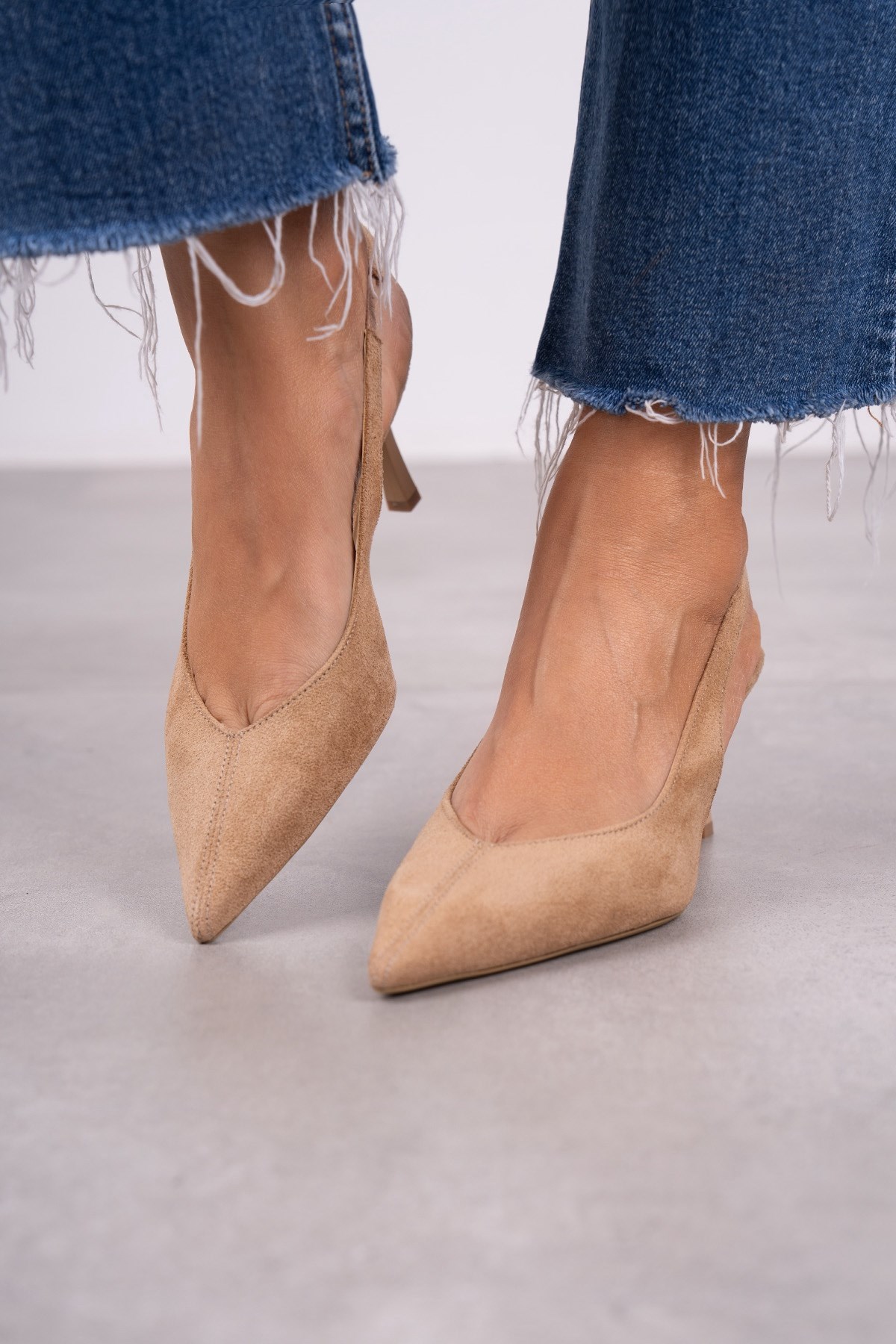 MARY BEJ SÜET AYAKKABI BEJ SÜET