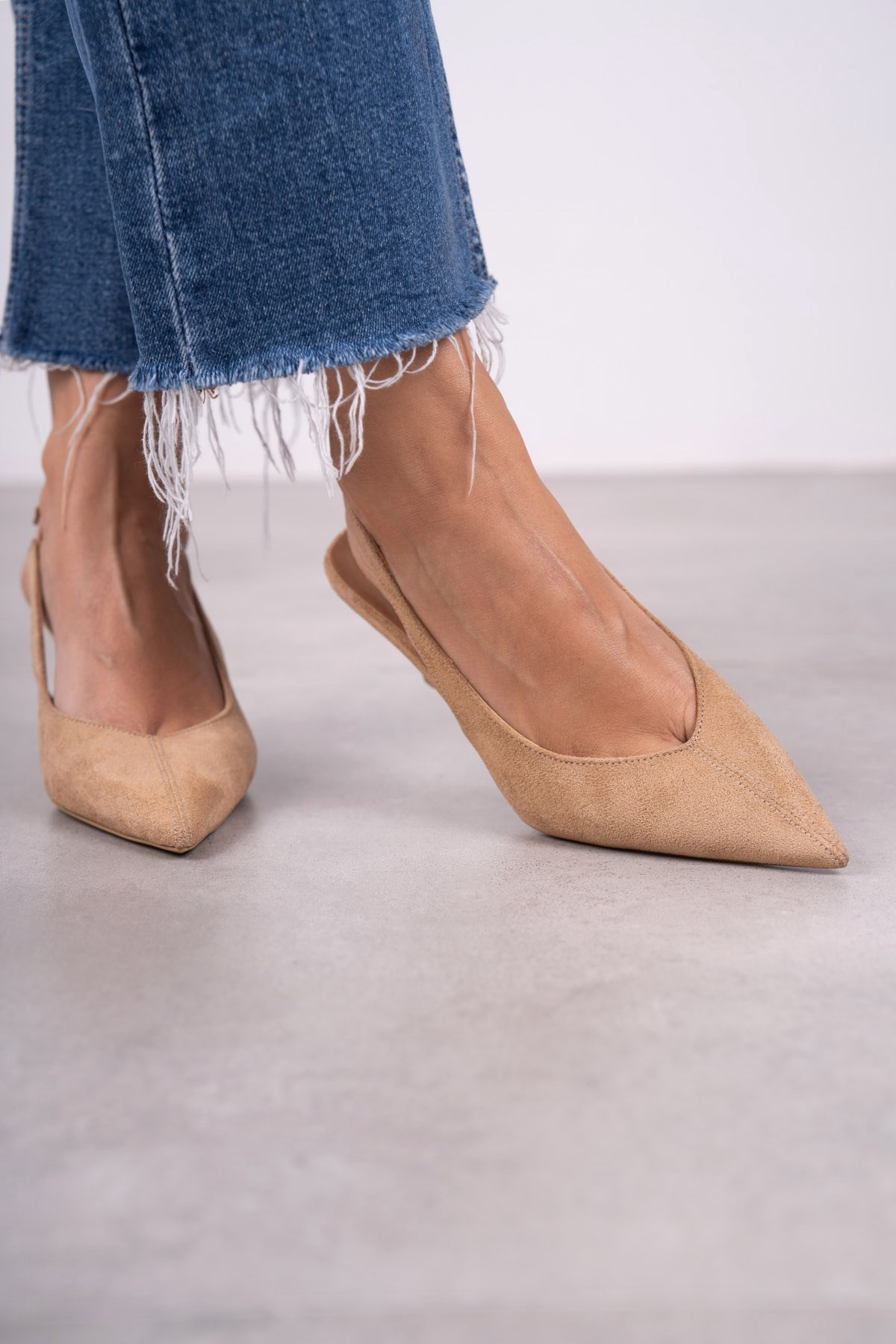 MARY BEJ SÜET AYAKKABI BEJ SÜET