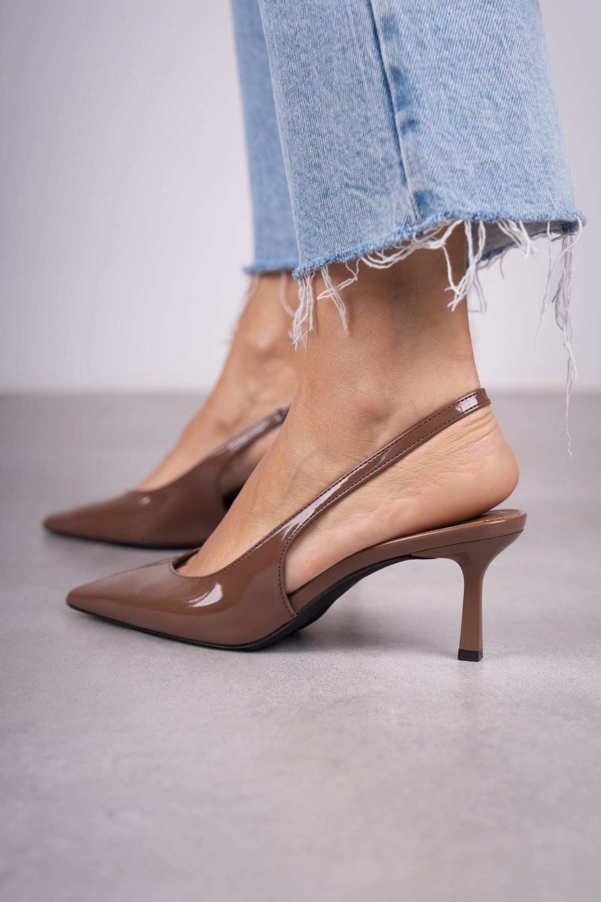 MARY ÇİKOLATA RUGAN AYAKKABI ÇİKOLATA RUGAN