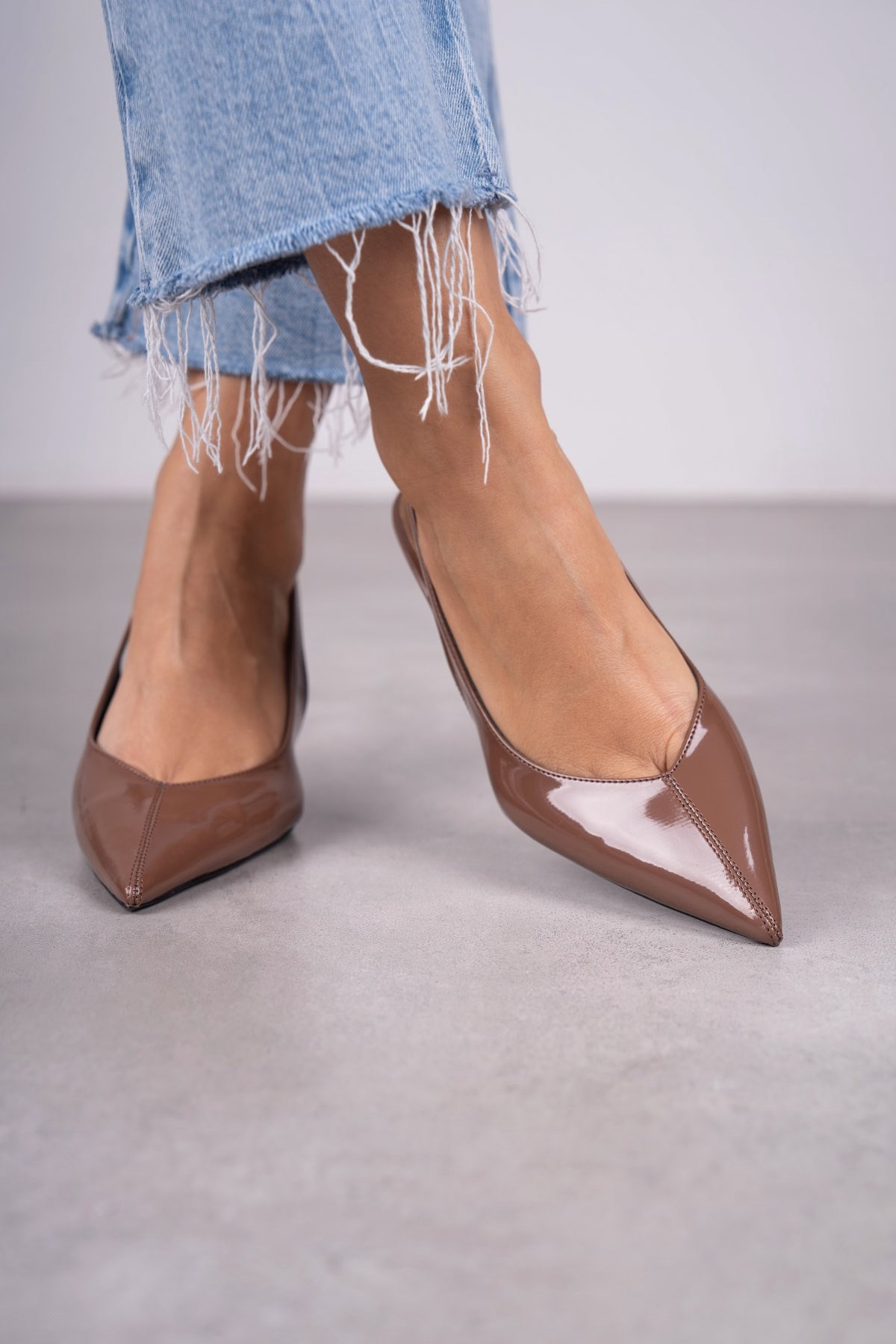 MARY ÇİKOLATA RUGAN AYAKKABI ÇİKOLATA RUGAN