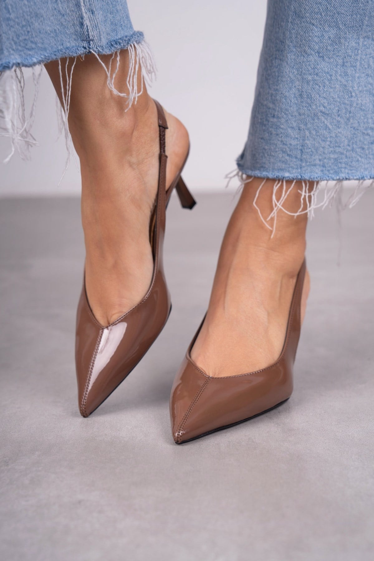 MARY ÇİKOLATA RUGAN AYAKKABI ÇİKOLATA RUGAN