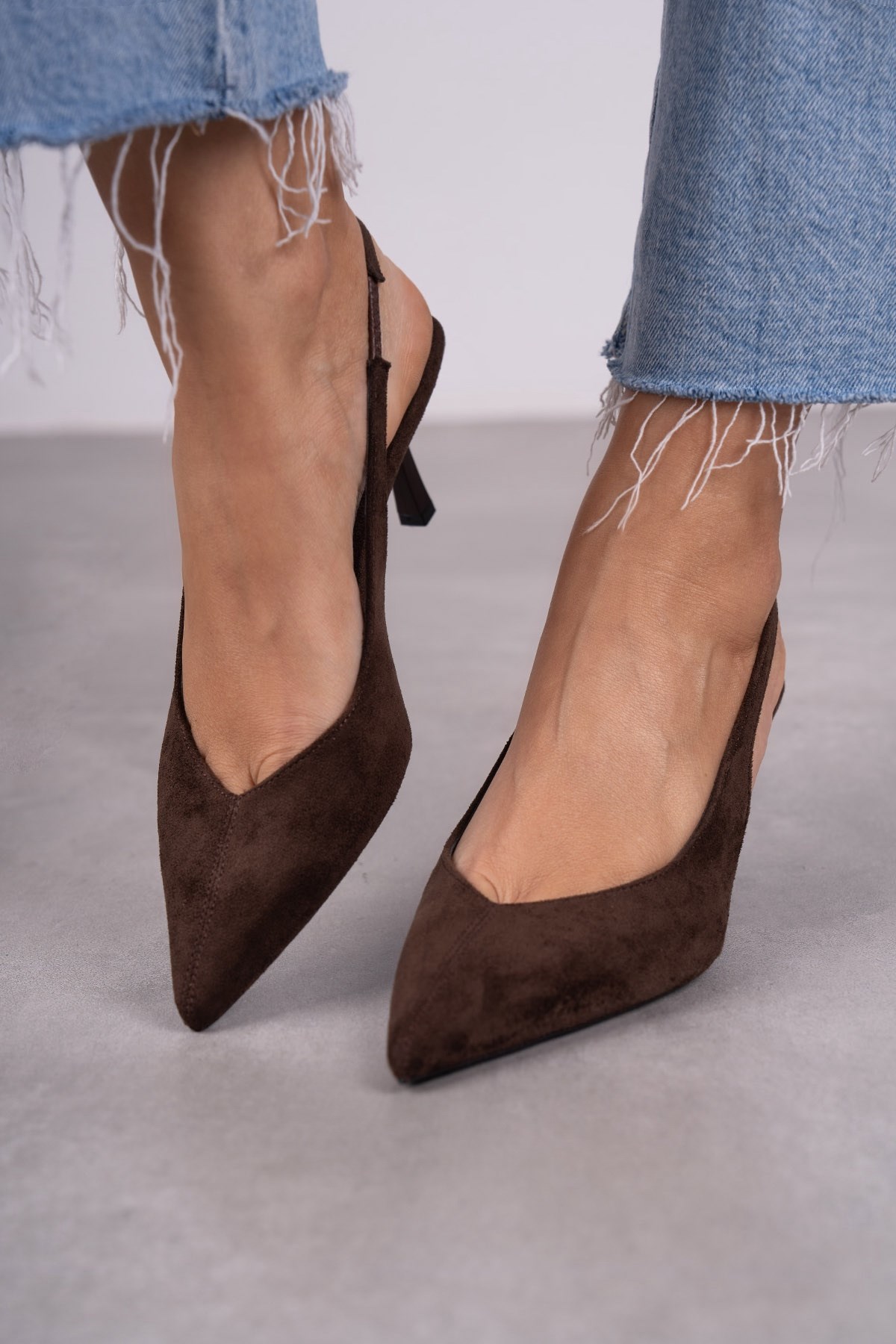 MARY KAHVE SÜET AYAKKABI KAHVE