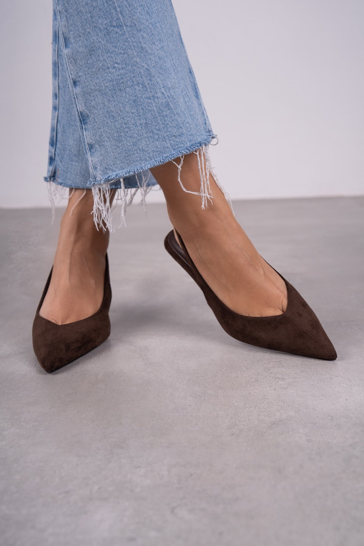 MARY KAHVE SÜET AYAKKABI KAHVE