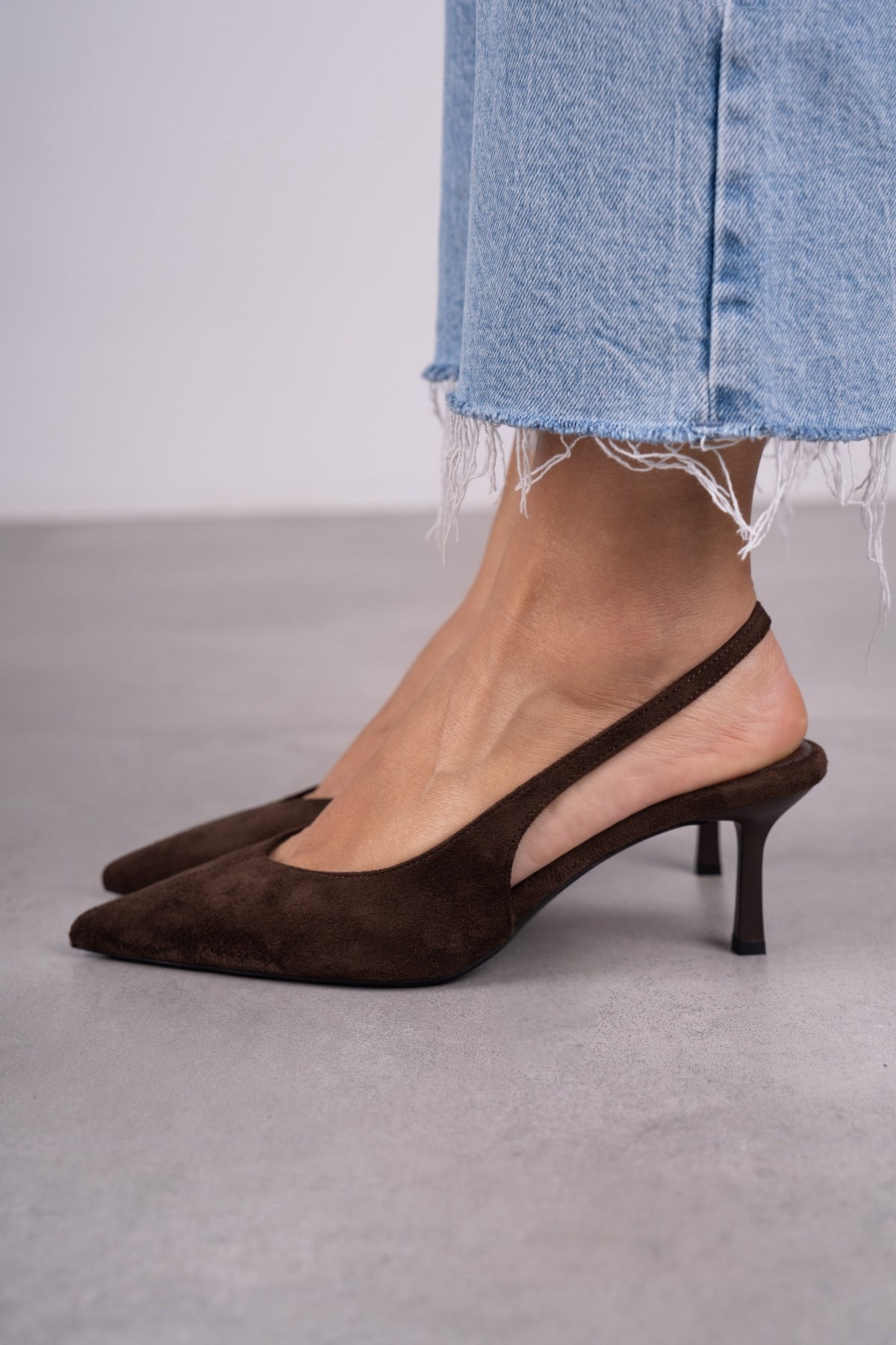 MARY KAHVE SÜET AYAKKABI KAHVE