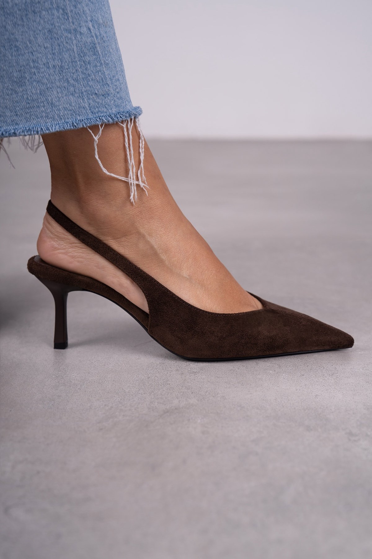 MARY KAHVE SÜET AYAKKABI KAHVE