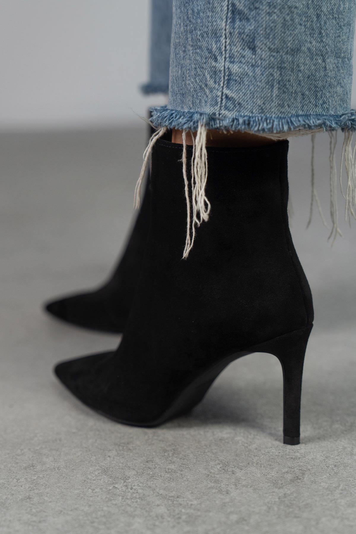 PARİS SİYAH SÜET BOT SİYAH SÜET