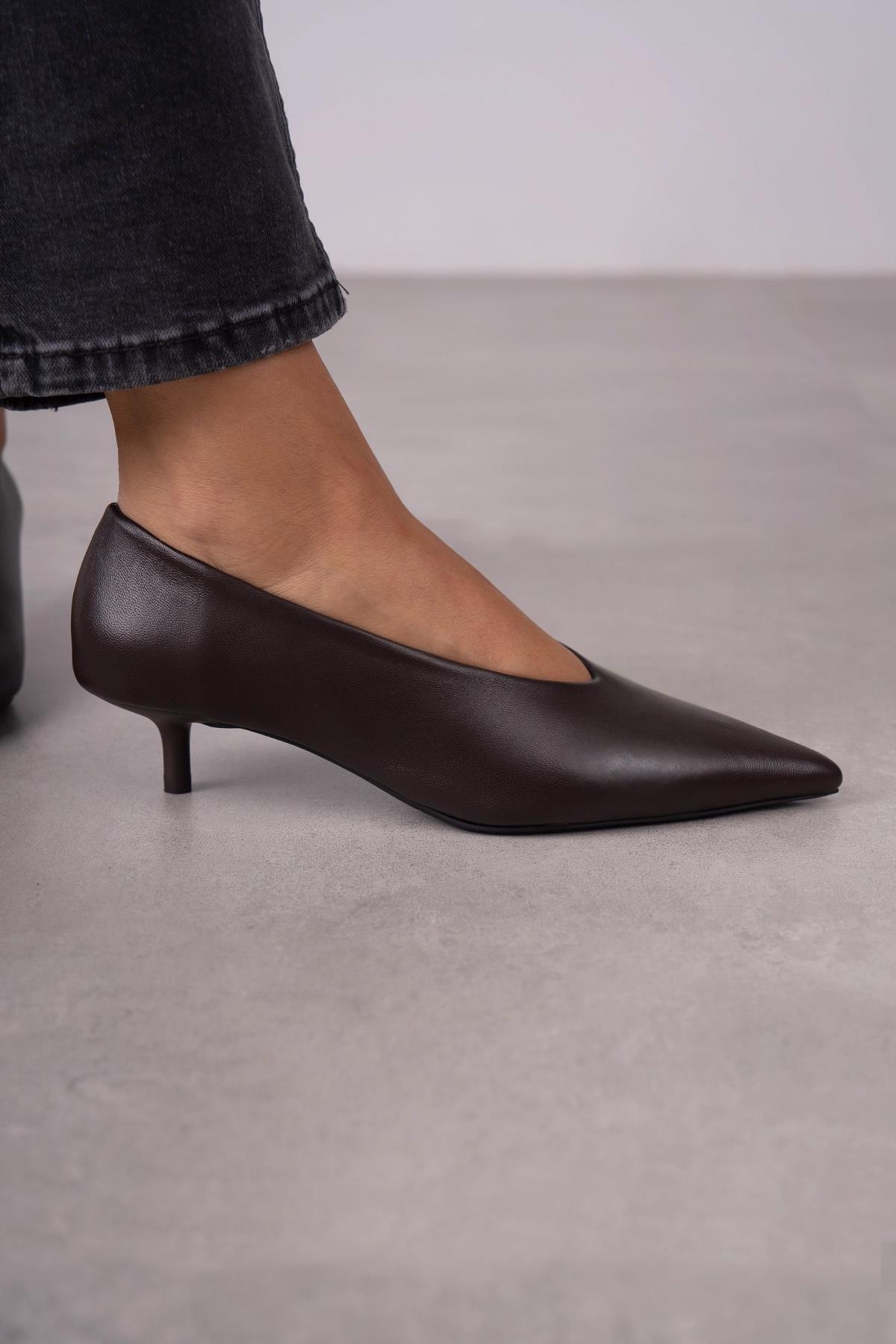 PORTO KAHVE DERİ AYAKKABI KAHVE