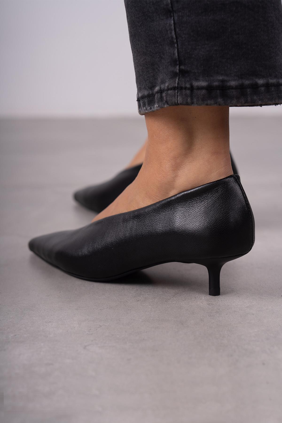 PORTO SİYAH DERİ AYAKKABI SİYAH DERİ