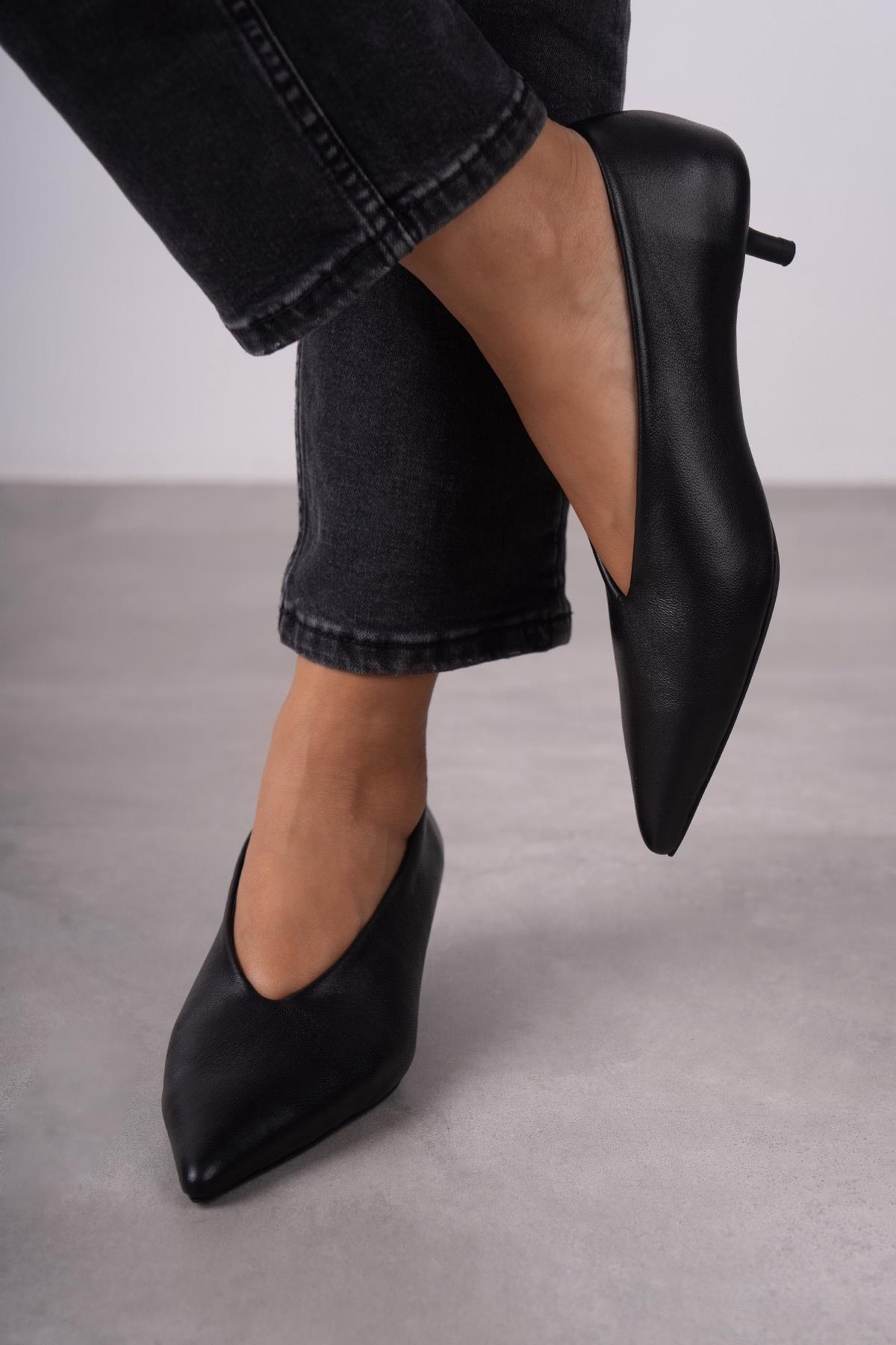 PORTO SİYAH DERİ AYAKKABI SİYAH DERİ