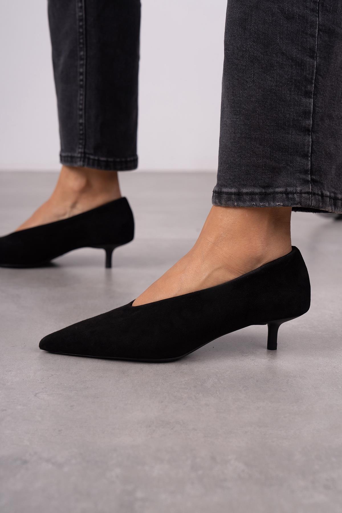 PORTO SİYAH SÜET AYAKKABI SİYAH SÜET