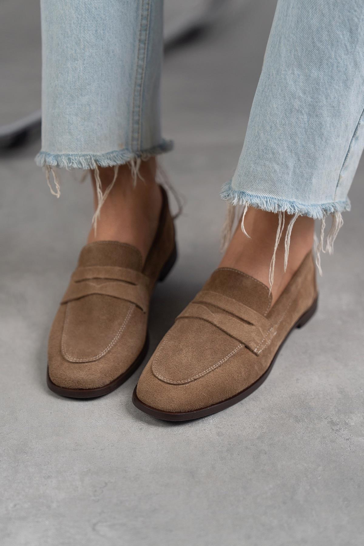 SANDER AÇIK KAHVE SÜET AYAKKABI KAHVE