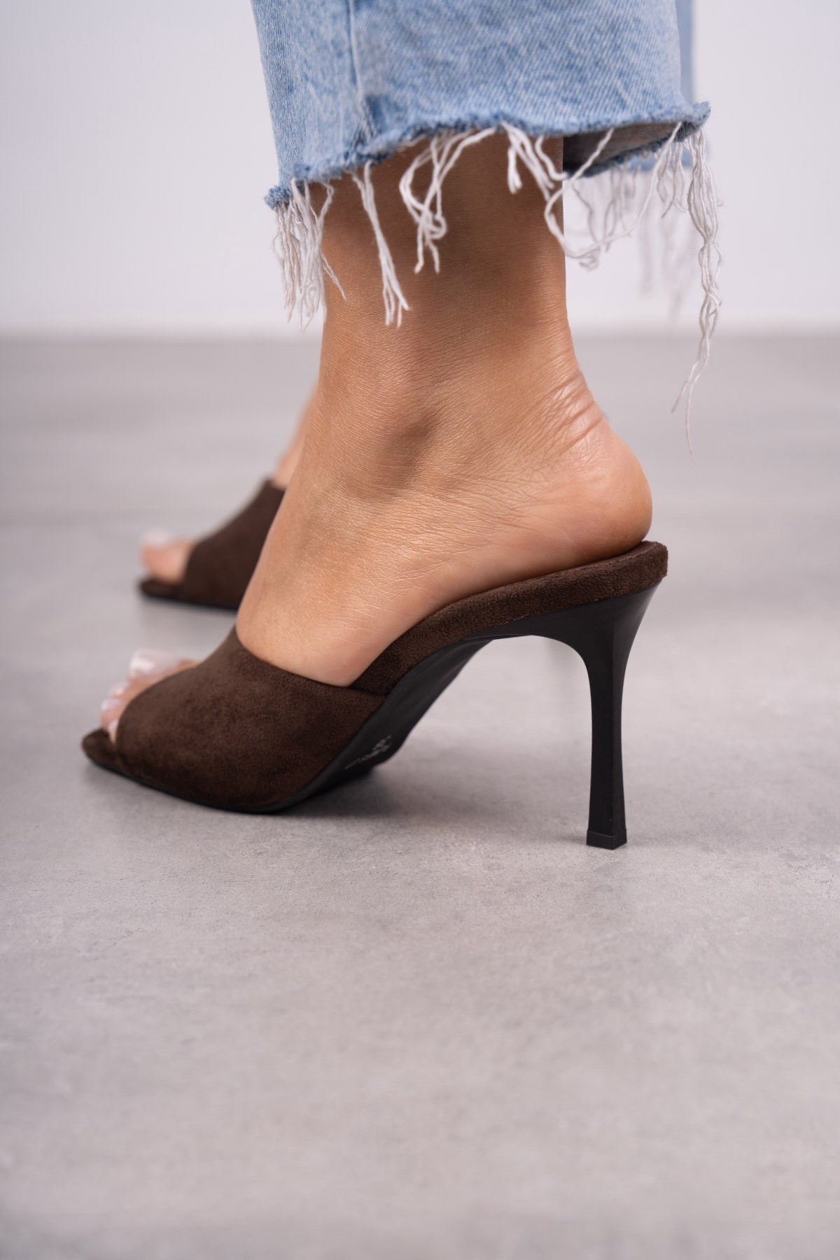 SHİNE TERLİK KAHVE SÜET