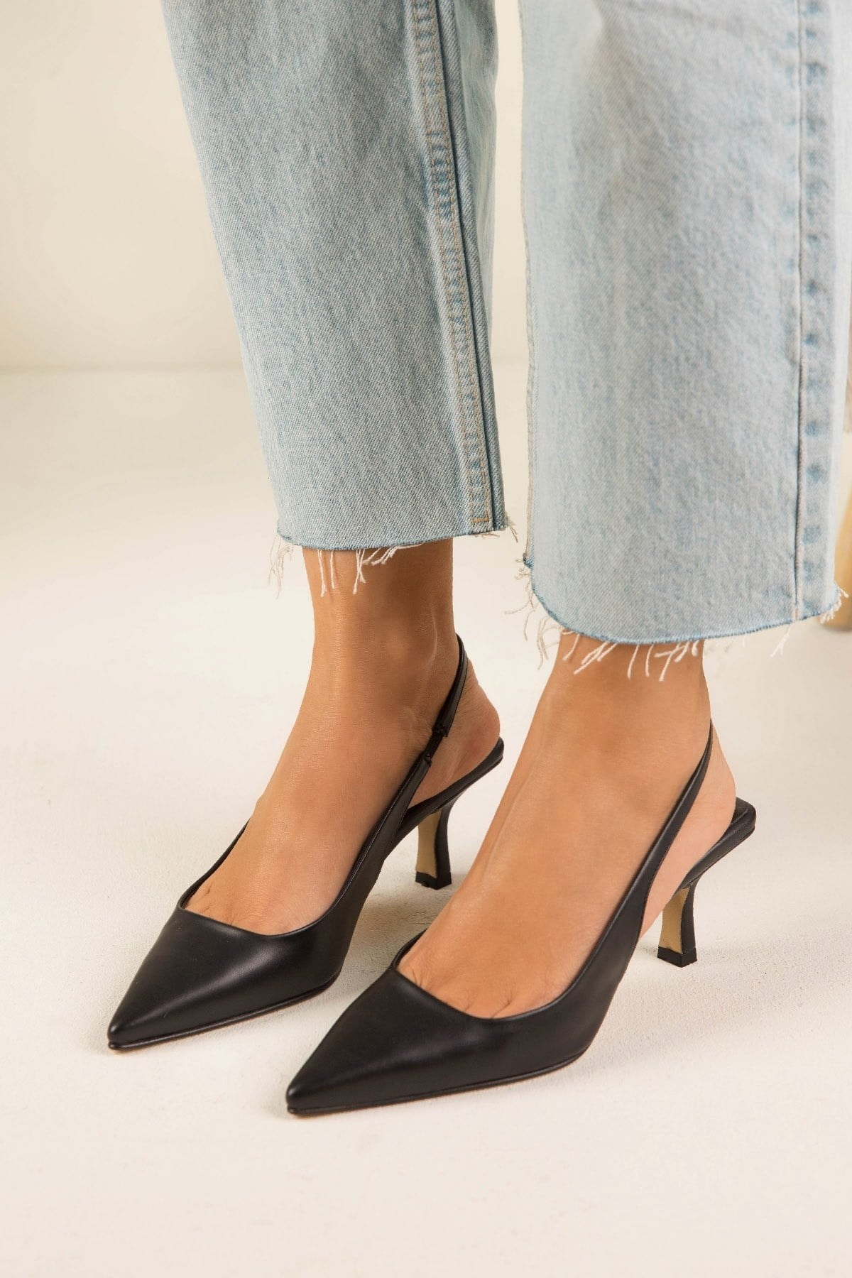 SUMMER AYAKKABI SİYAH DERİ