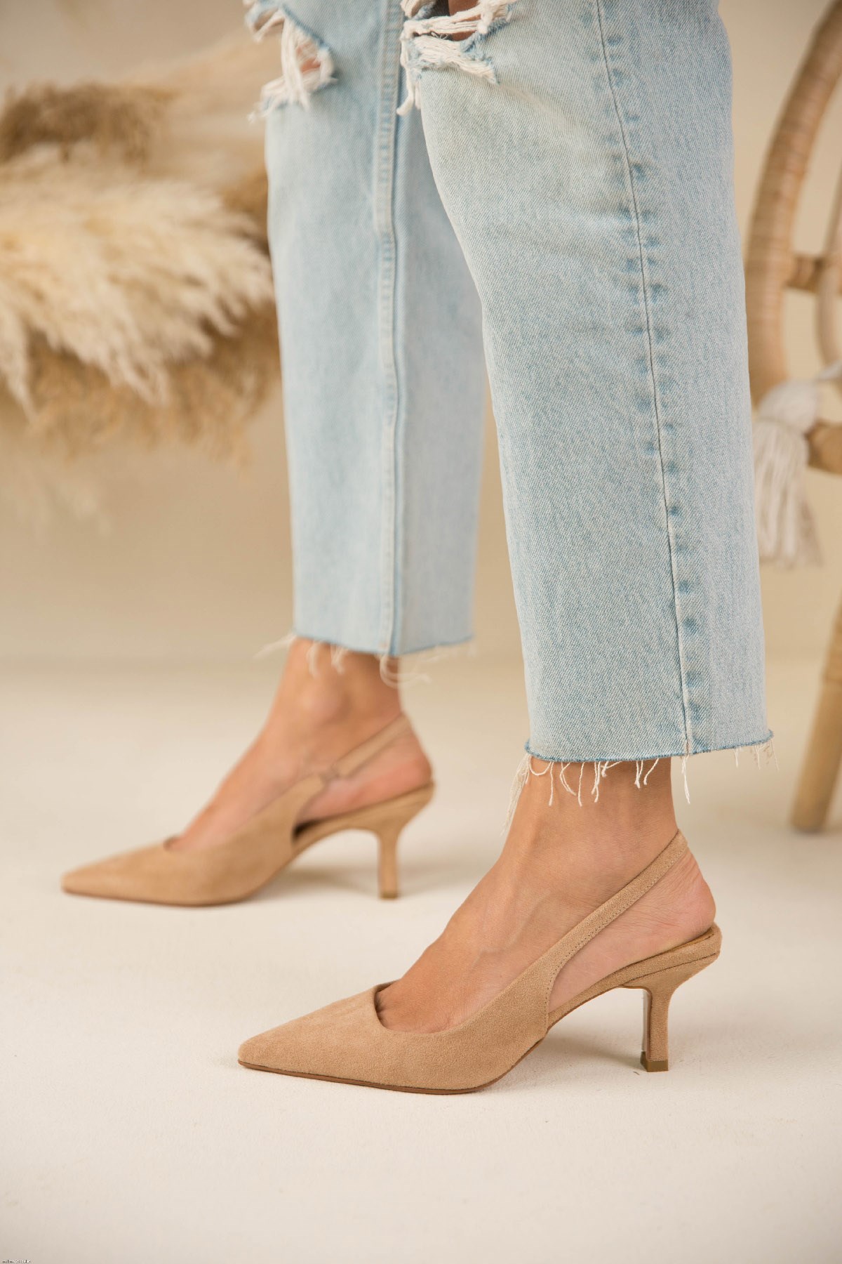 SUMMER BEJ SÜET AYAKKABI BEJ