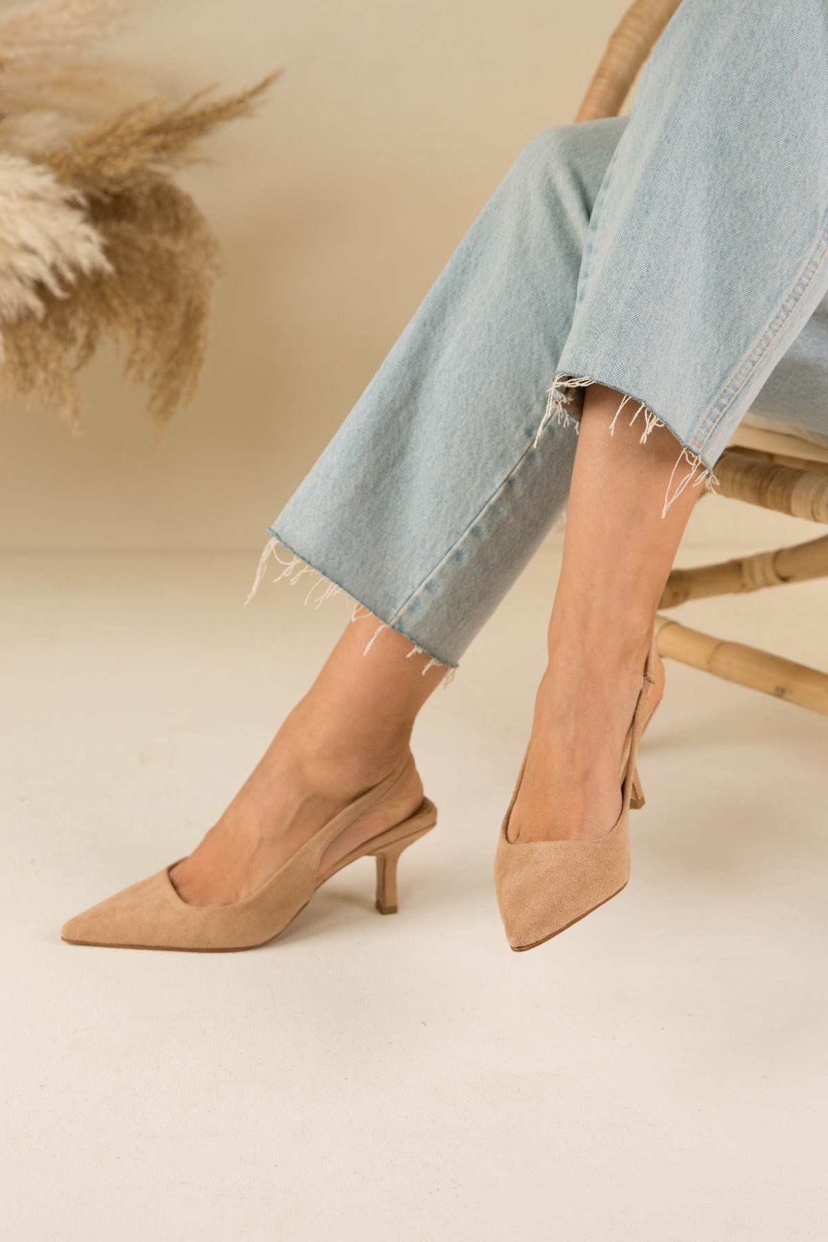 SUMMER BEJ SÜET AYAKKABI BEJ