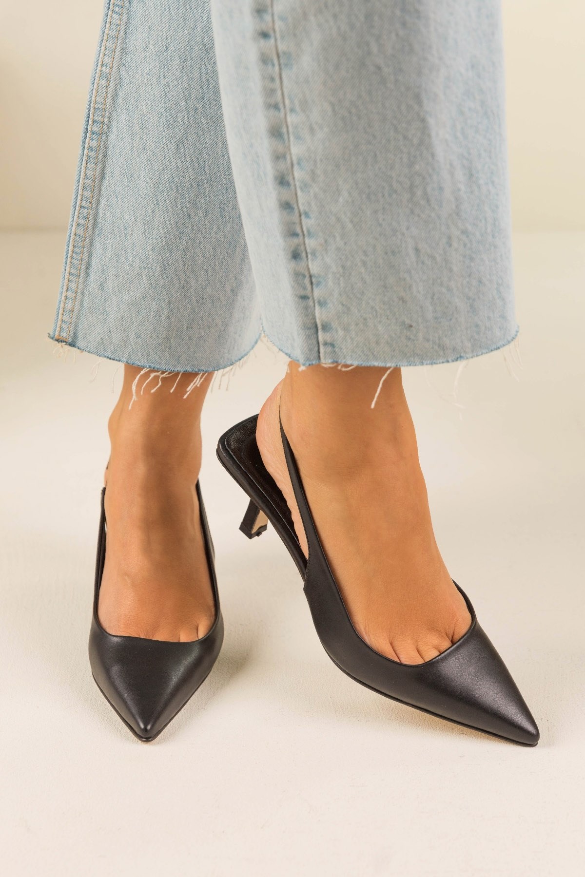 SUMMER SİYAH DERİ AYAKKABI SİYAH