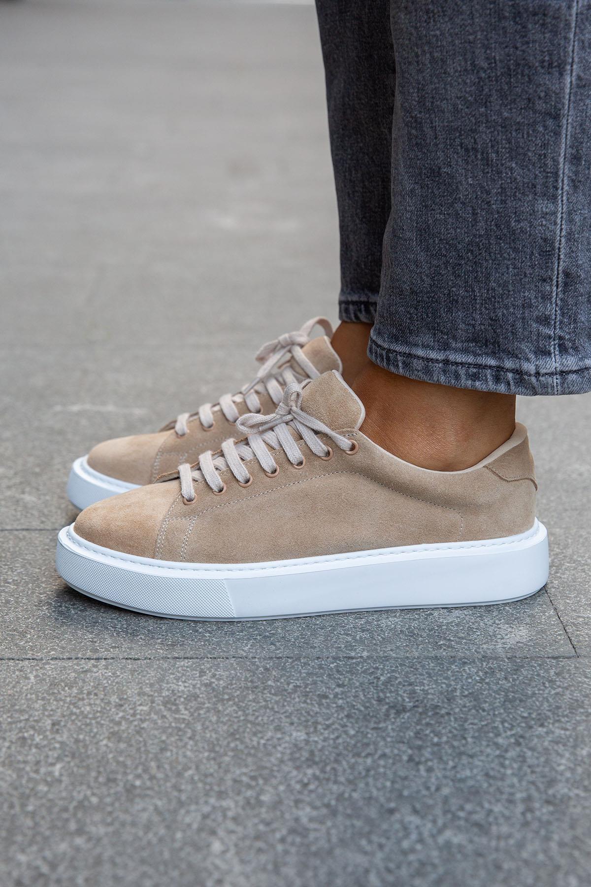 WAY BEJ SÜET SNEAKER BEJ