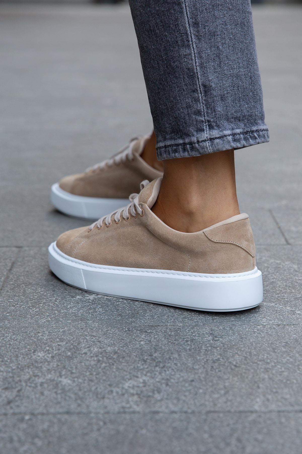 WAY BEJ SÜET SNEAKER BEJ