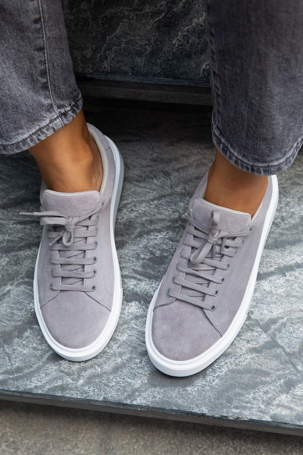 WAY GRİ SÜET SNEAKER GRİ