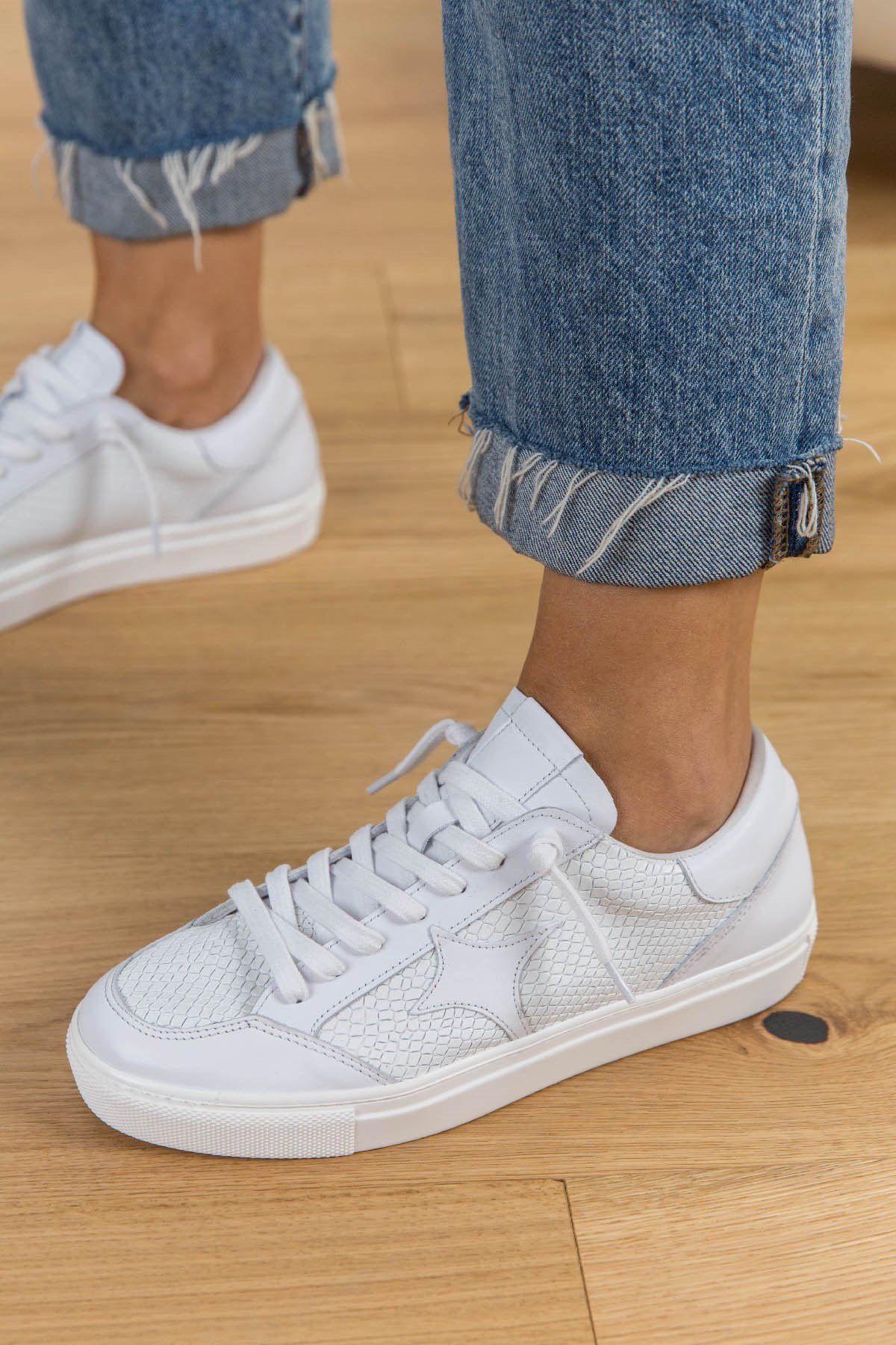 WENDY BEYAZ KROK SNEAKER BEYAZ