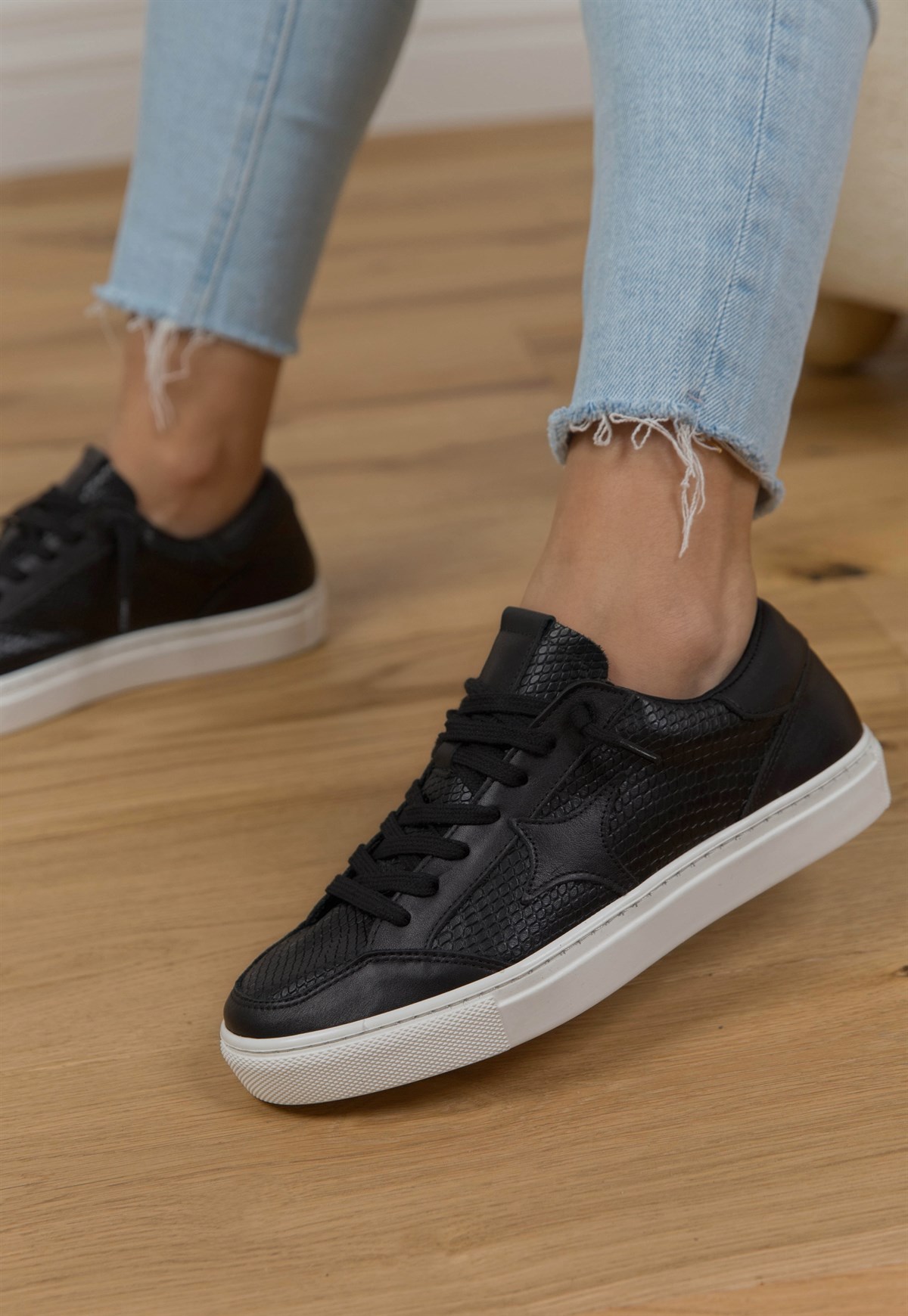 WENDY SİYAH KROK SNEAKER SİYAH