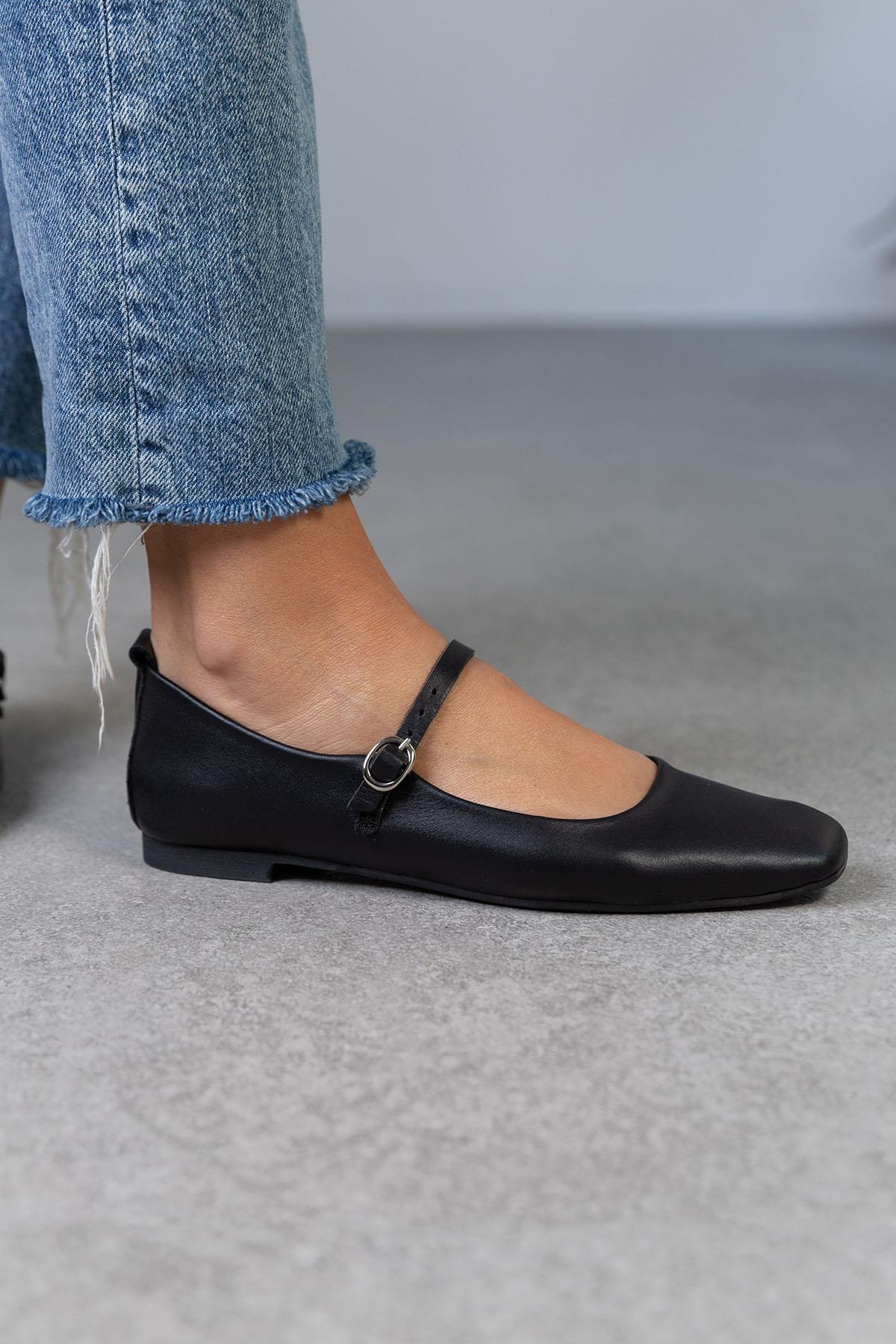 WİSH SİYAH DERİ BABET SİYAH