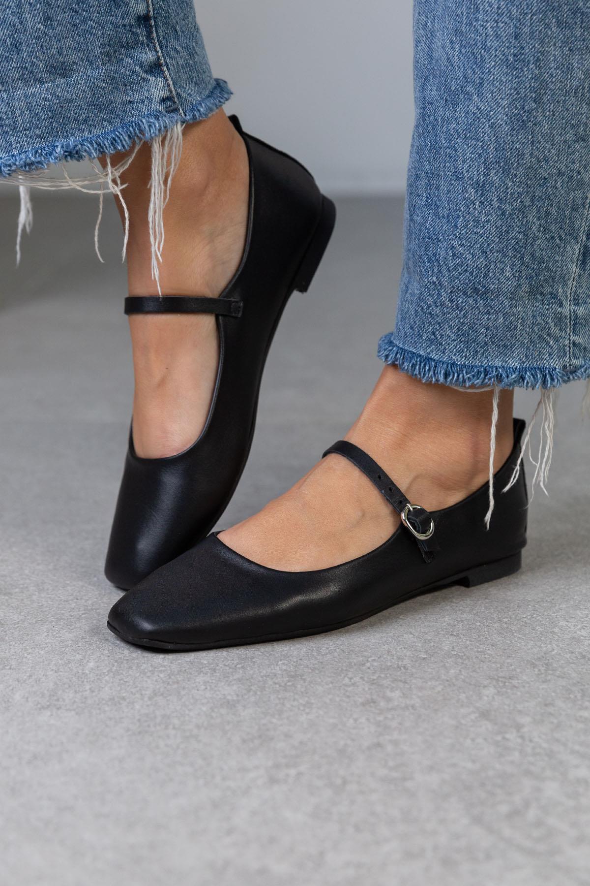 WİSH SİYAH DERİ BABET SİYAH