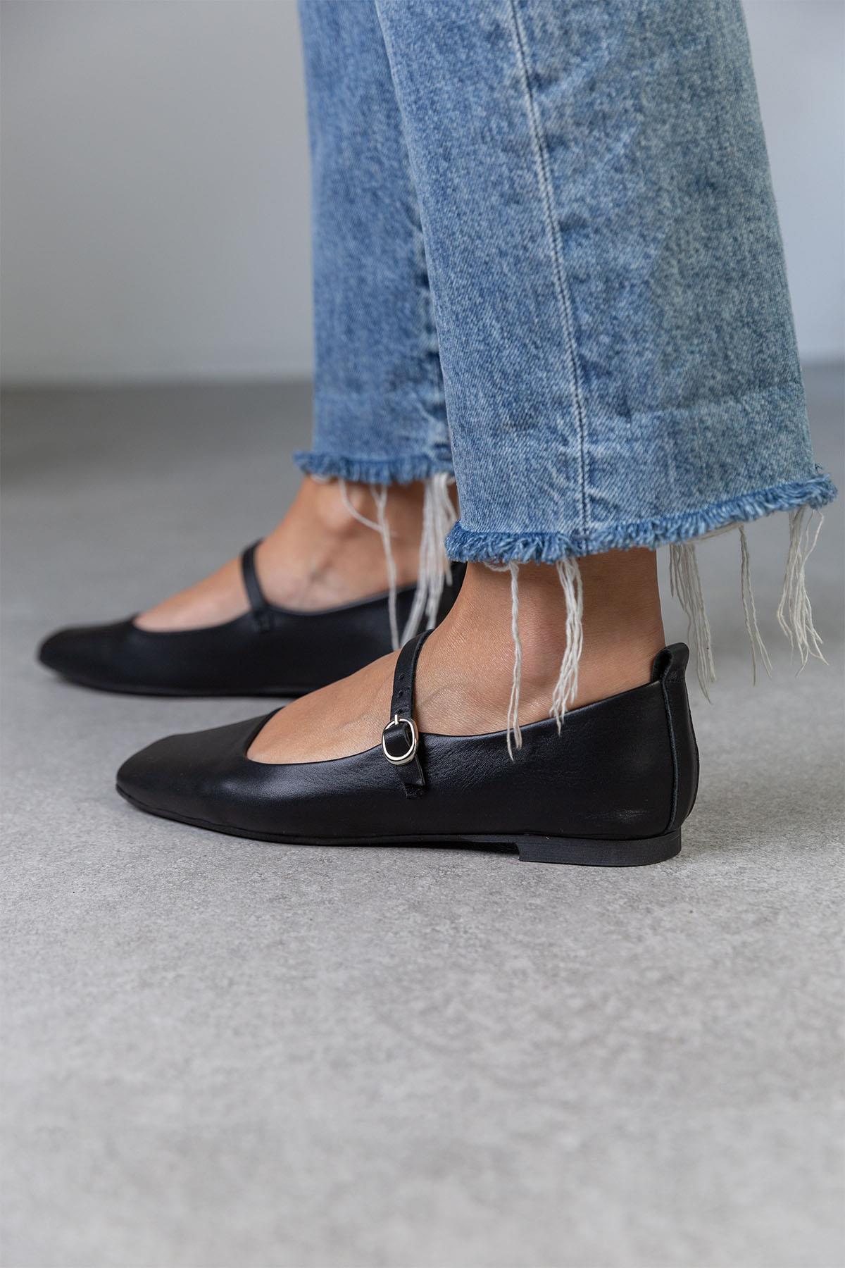 WİSH SİYAH DERİ BABET SİYAH