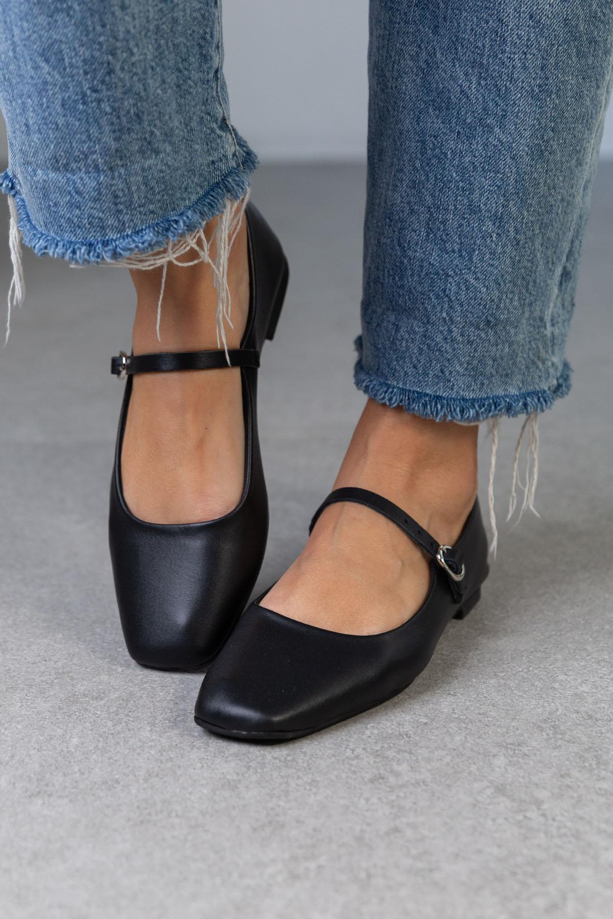 WİSH SİYAH DERİ BABET SİYAH