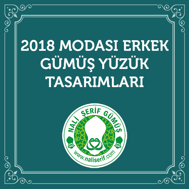 2018 Modası Erkek Gümüş Yüzük Tasarımları