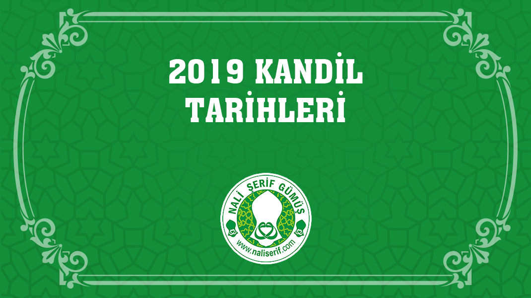 2019 Kandil Tarihleri