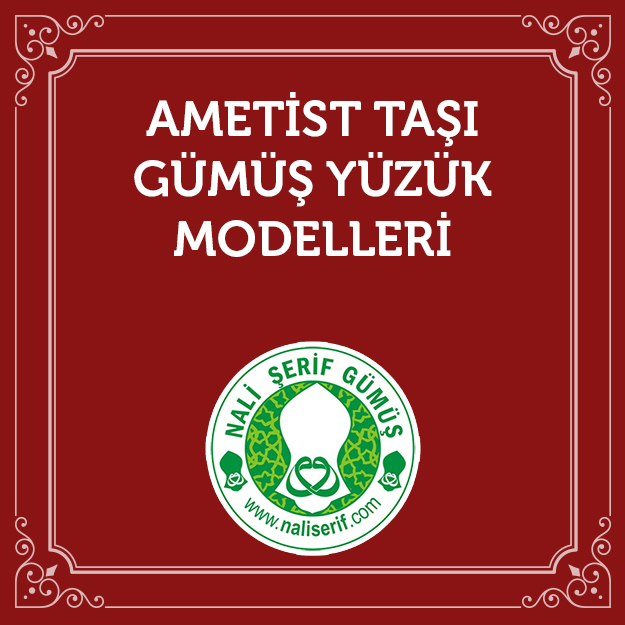 Ametist Taşı Gümüş Yüzük Modelleri