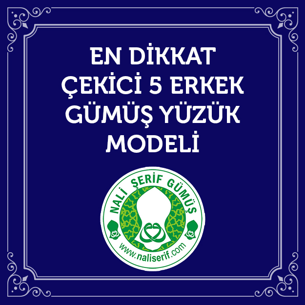 En Dikkat Çekici 5 Erkek Gümüş Yüzük Modeli