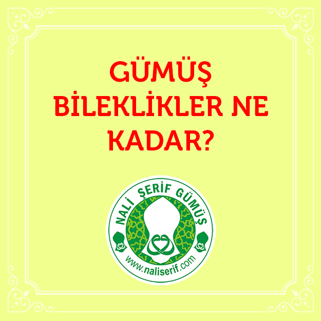 Gümüş Bileklikler Ne Kadar?