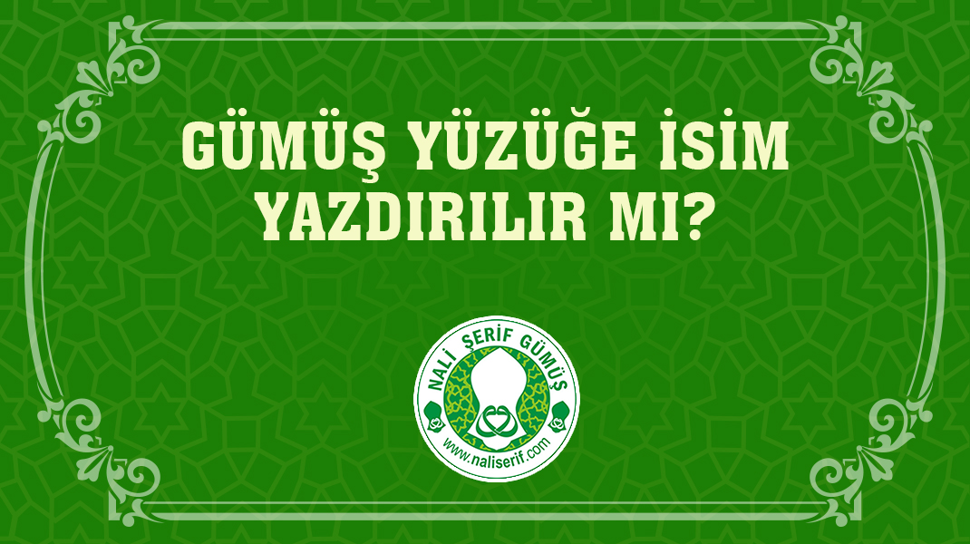 Gümüş Yüzüğe İsim Yazdırılır Mı?