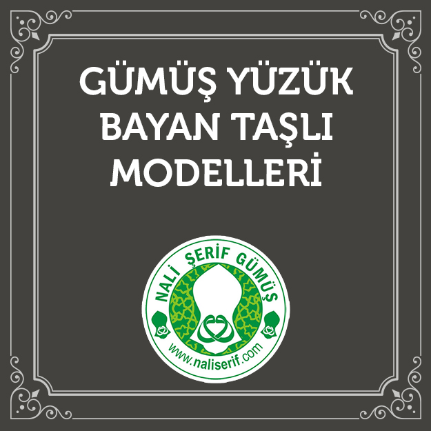 Gümüş Yüzük Bayan Taşlı Modelleri