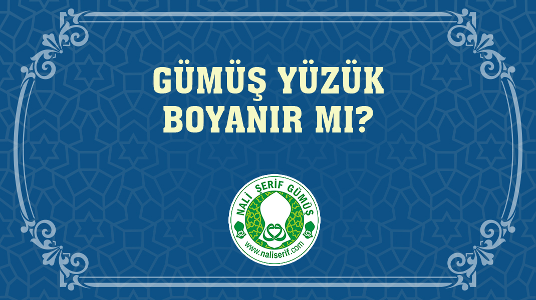 Gümüş Yüzük Boyanır Mı?