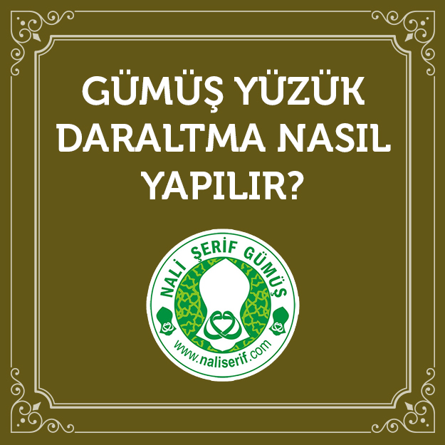 Gümüş Yüzük Daraltma Nasıl Yapılır?